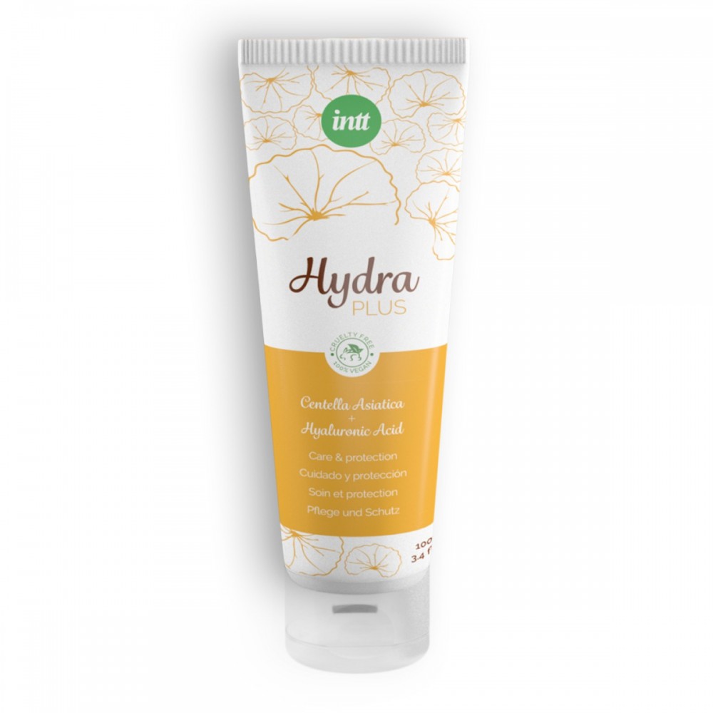Різне - Лубрикант з гіалуроновою кислотою на водній основі Intt Hydra Plus і загоювальним ефектом, 100 мл