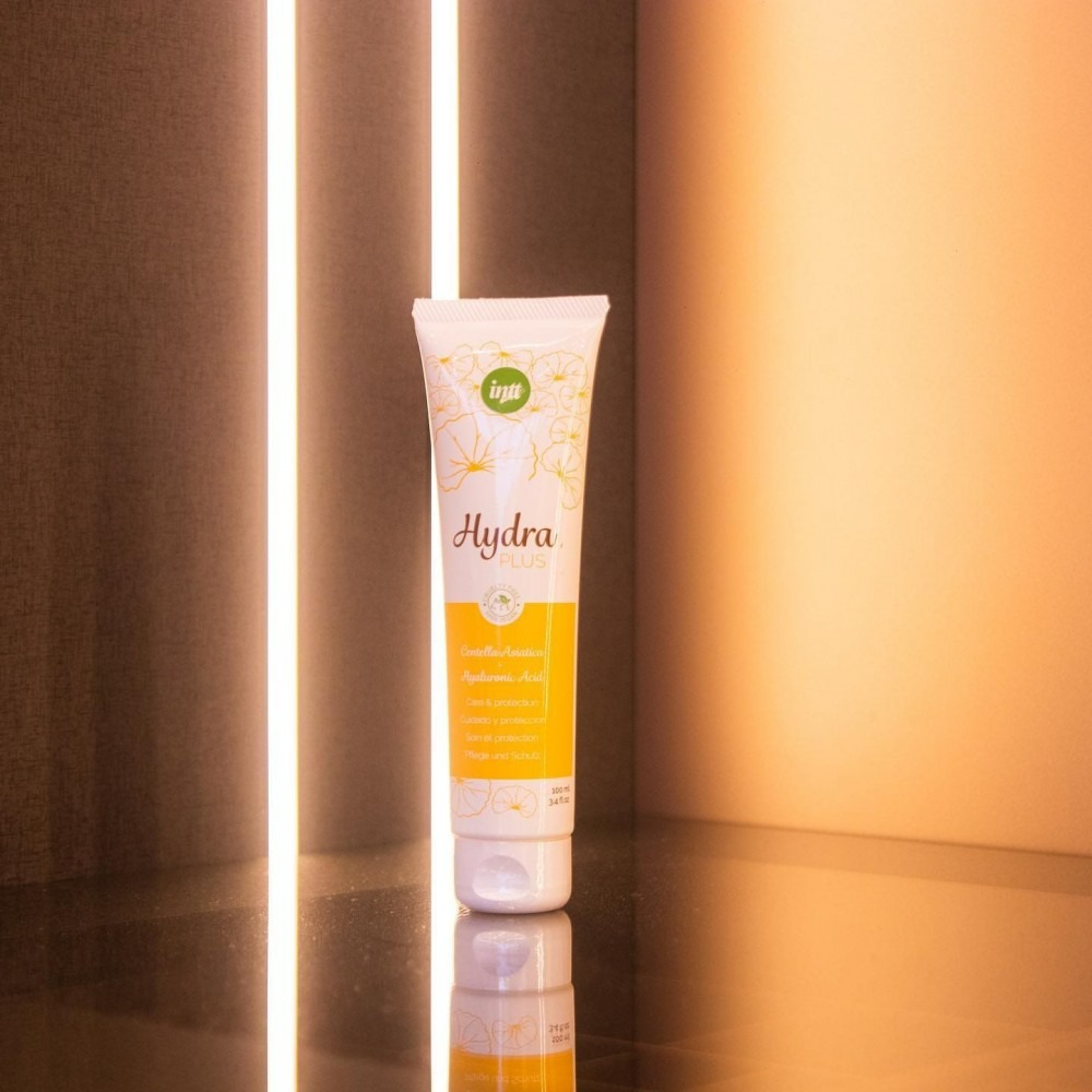 Різне - Лубрикант з гіалуроновою кислотою на водній основі Intt Hydra Plus і загоювальним ефектом, 100 мл 1