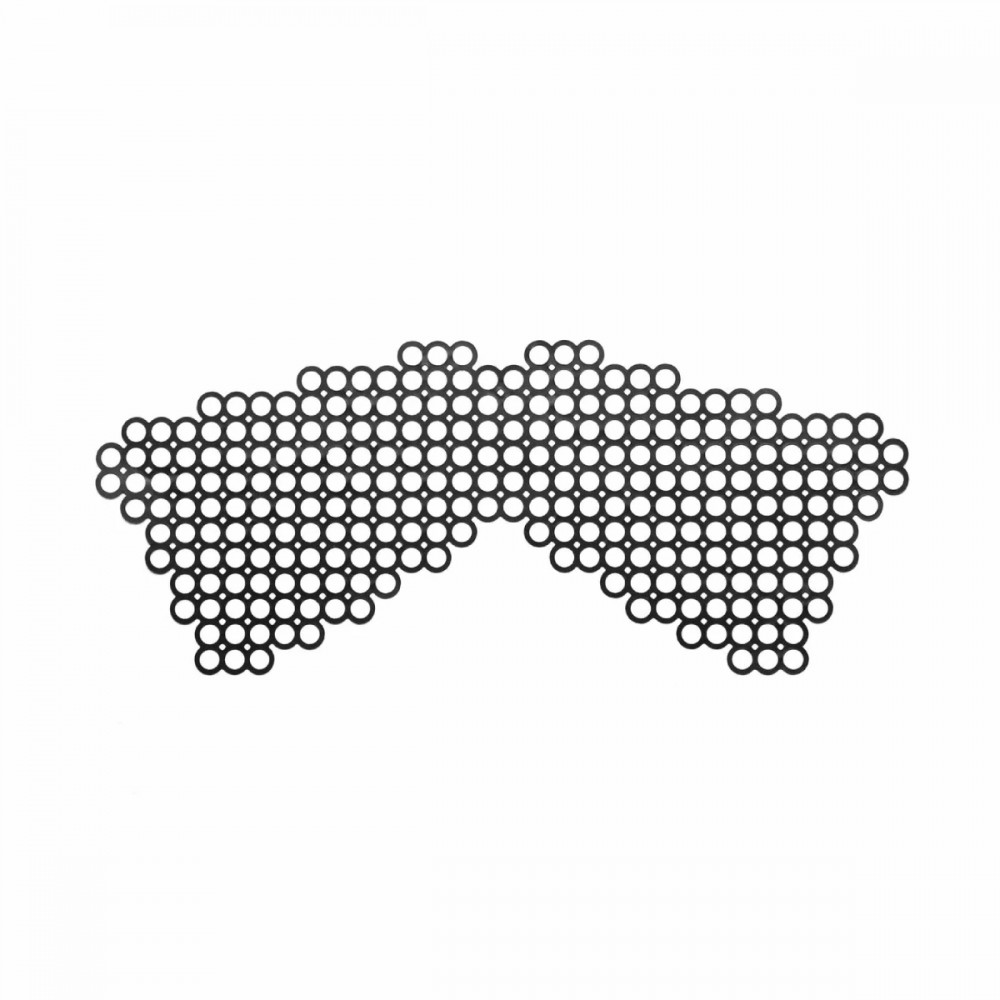 Різне - Маска самоклеюча вінілова Bijoux Indiscrets чорна 4