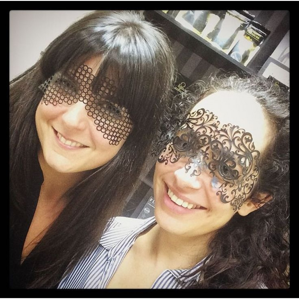 Різне - Маска самоклеюча вінілова Bijoux Indiscrets чорна 7