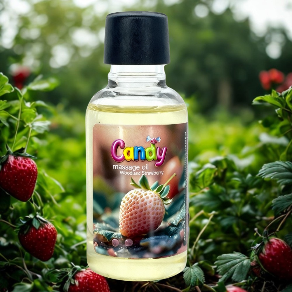 Разное - Масло массажное Candy с ароматом Дикая земляника, 50 мл 1