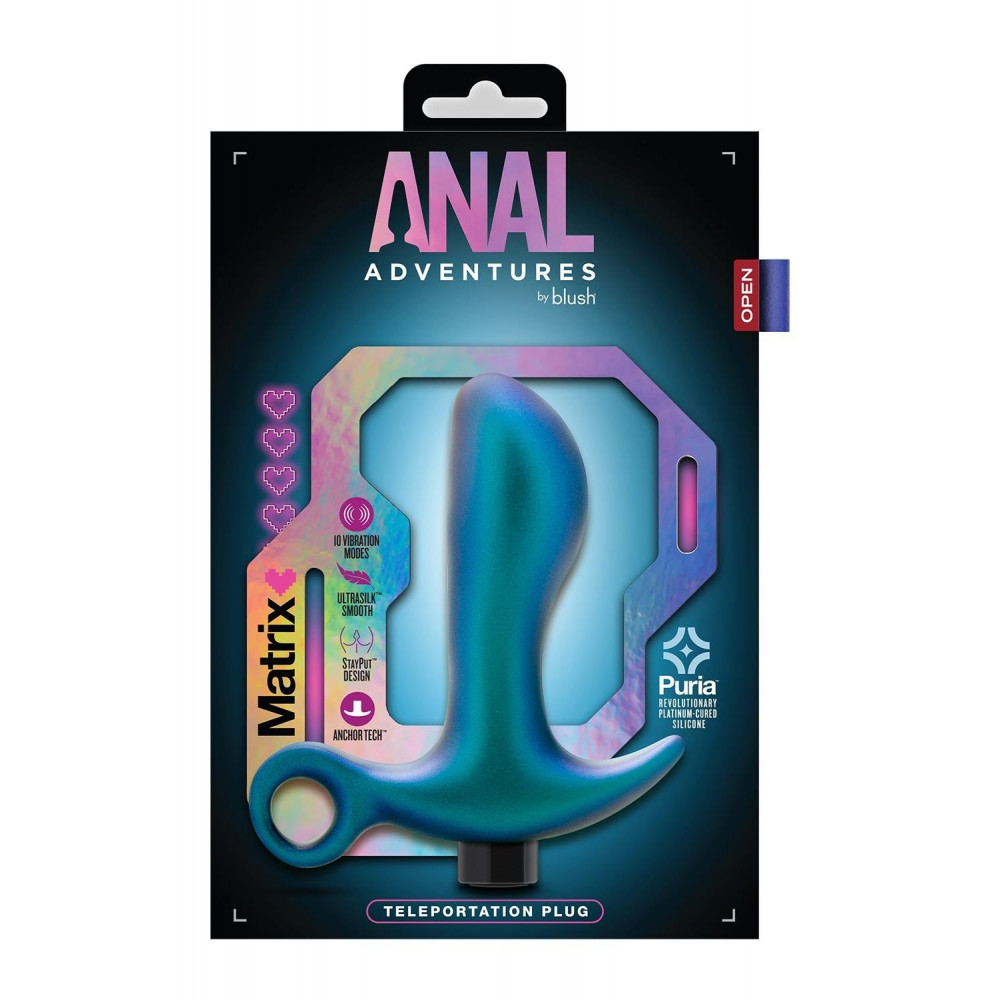 Массажеры простаты - Массажер простаты Blush Anal Adventures с вибрацией, 11.5 см 6