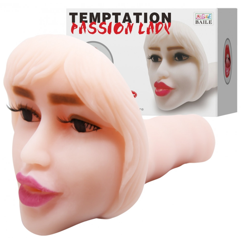  - Мастурбатор ротик з вібростимуляцією BAILE - TEMPTATION PASSION LADY Vibration, BM-009183