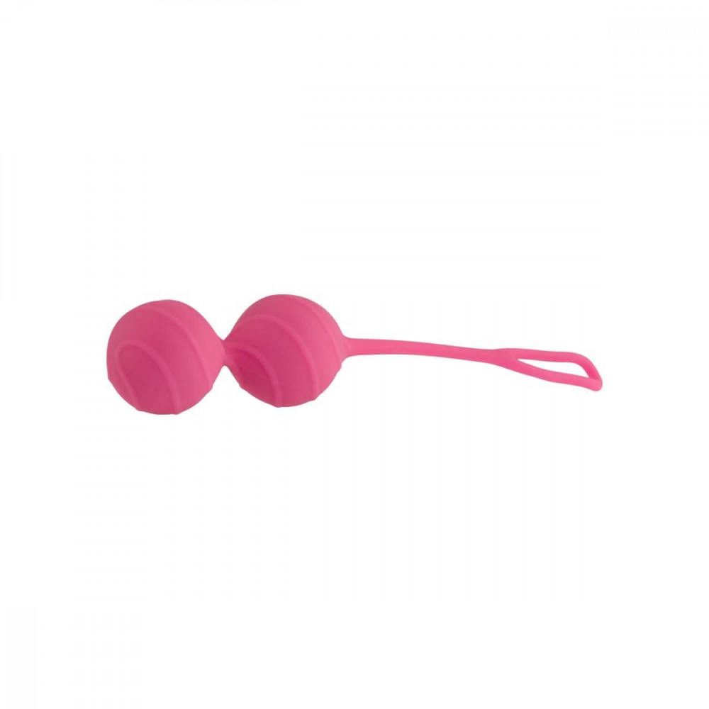 Вагинальные шарики - Вагинальные шарики рельефные Honeybuns Pretty Violet Miss V, Розовые 1