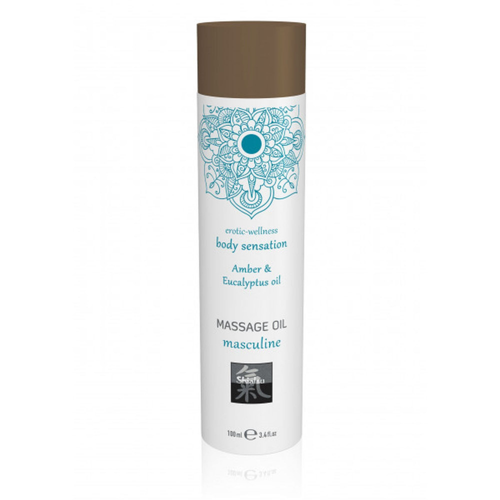 Разное - Мужское массажное масло SHIATSU Masculine Янтарь и Эвкалипт, 100 мл