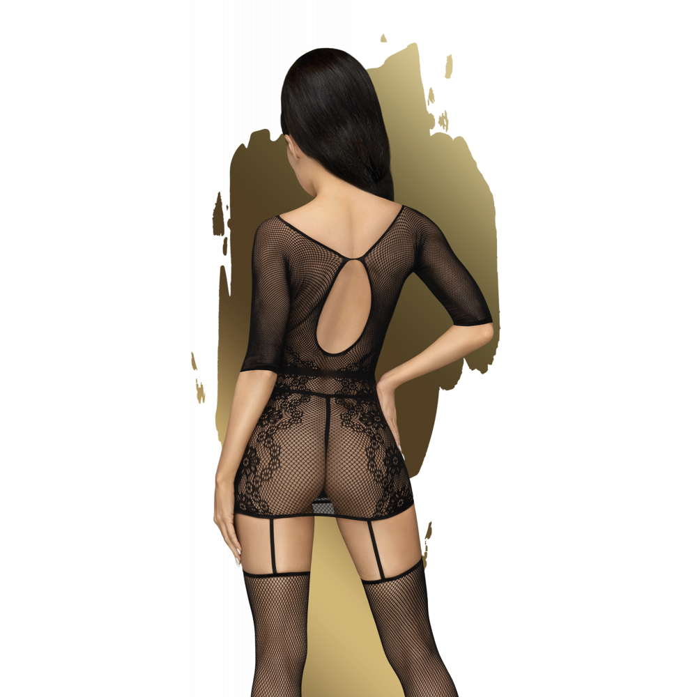 Эротическое белье - Мини платье с чулками Penthouse High stakes black (XL) 1