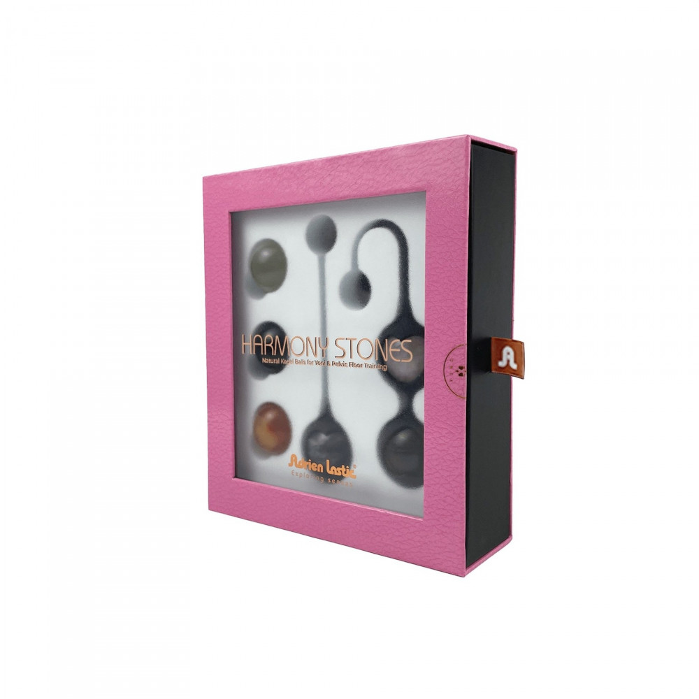 Разное - Набор шариков Кегеля Adrien Lastic Harmony Stones с натуральными камнями 15