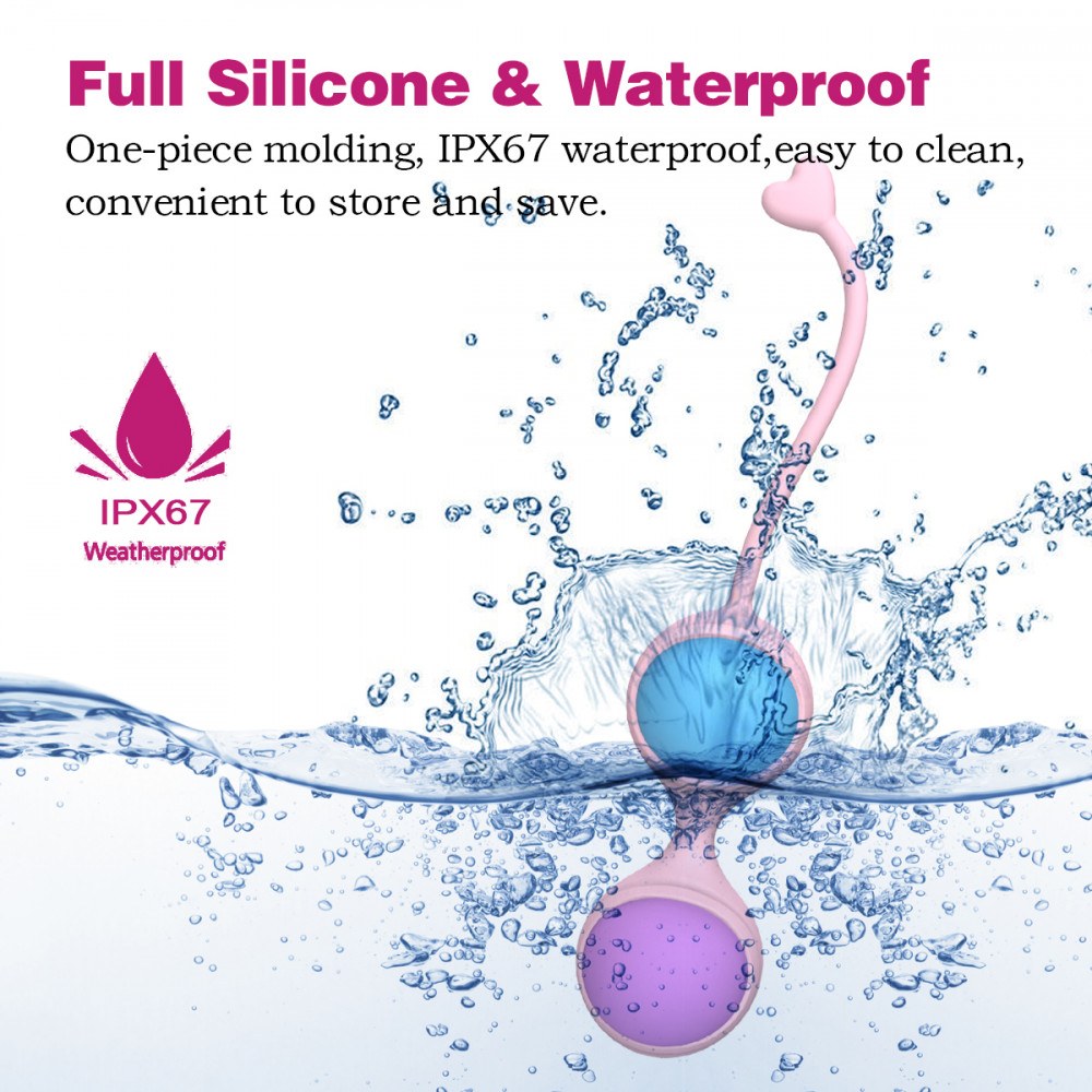 Вагинальные шарики и тренажеры - Набор вагинальных шариков Every Night Toys Lorinda розовый с разноцветными шариками 7