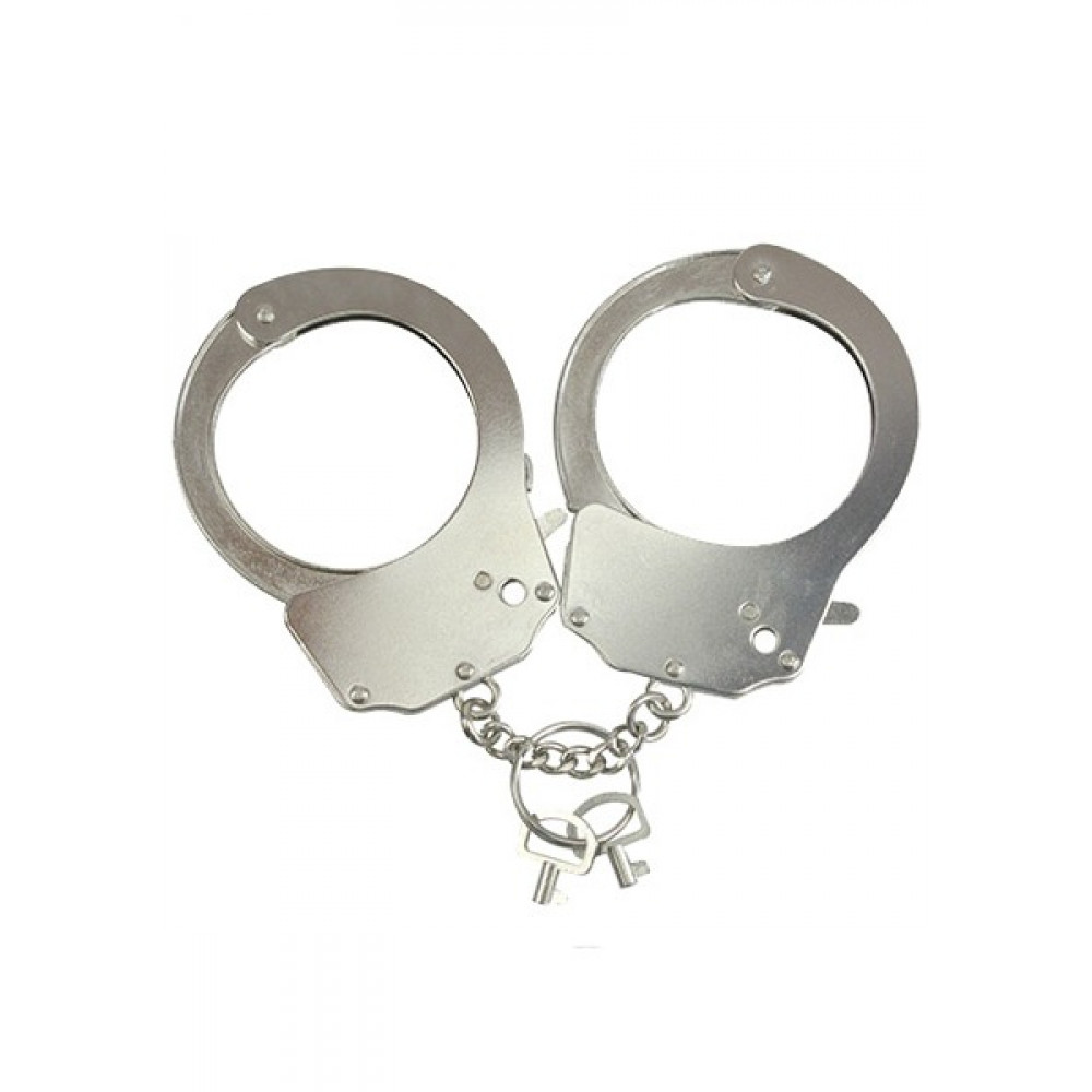 БДСМ игрушки - Наручники металлические Adrien Lastic Handcuffs 2