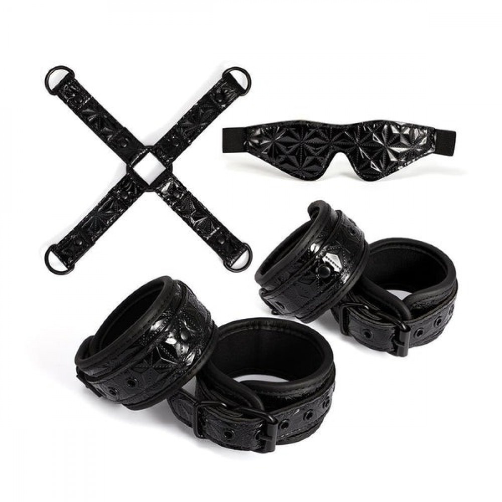 БДСМ игрушки - Наручники NS Novelties Wrist Cuffs, черный 3