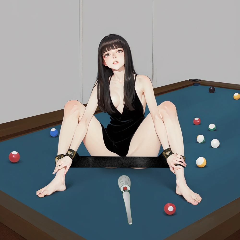 Різне - Розпірка для рук і ніг UPKO з ланцюжком для клітора та вагінальною кулькою 5