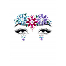 Самоклеящиеся украшения для лица Leg Avenue Dahlia face jewels sticker O/S