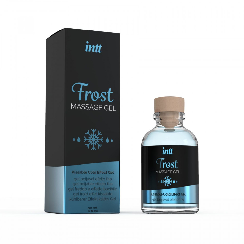 Массажные масла и свечи - Массажный гель для интимных зон Intt Frost (30 мл) охлаждающе-согревающий