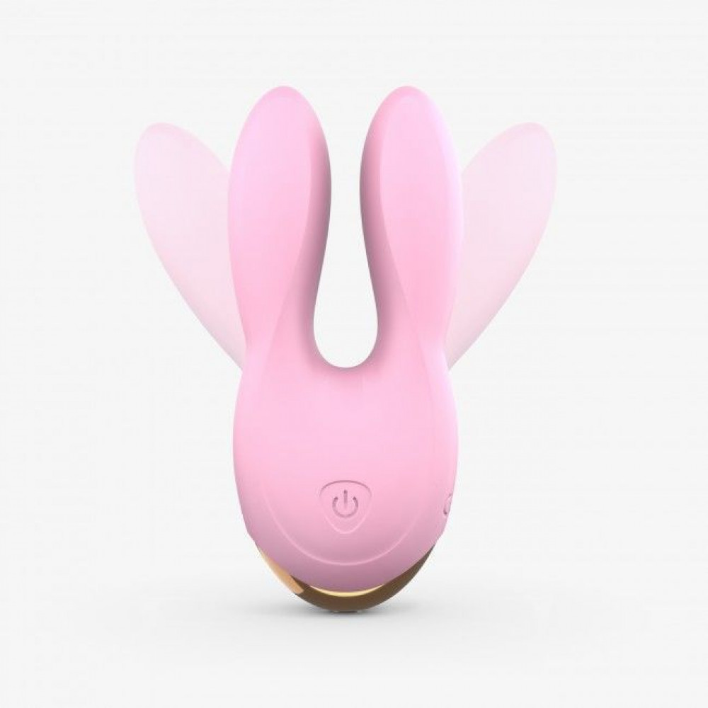 Клиторальный вибратор - Вибратор-кролик Love To Love Hear Me Rose с двумя моторчиками и разноцветной LED-подсветкой 2