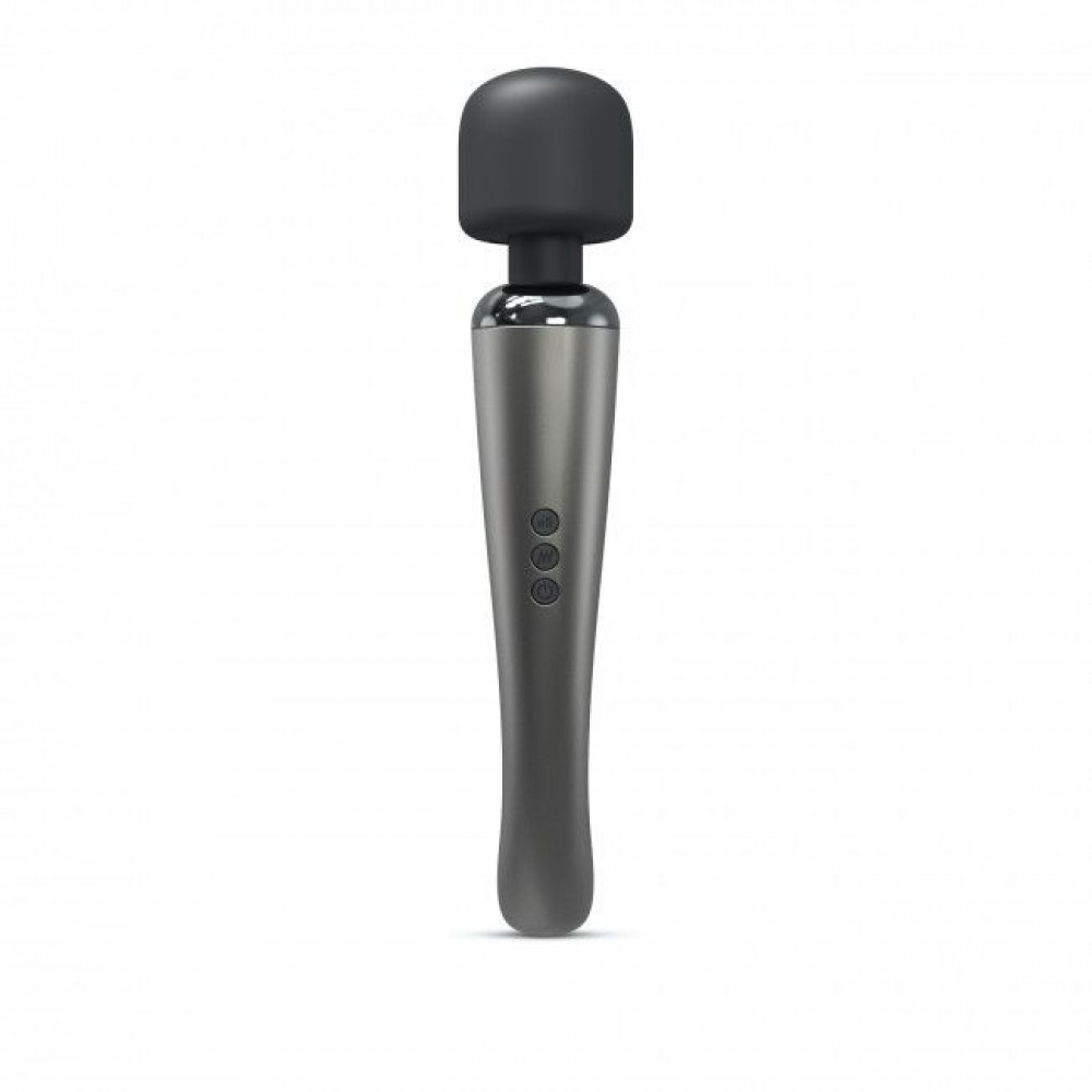 Для LGBTQ+ - Потужний вібромасажер Dorcel Megawand Chrome Silver який перезаряджається, 160 режимів