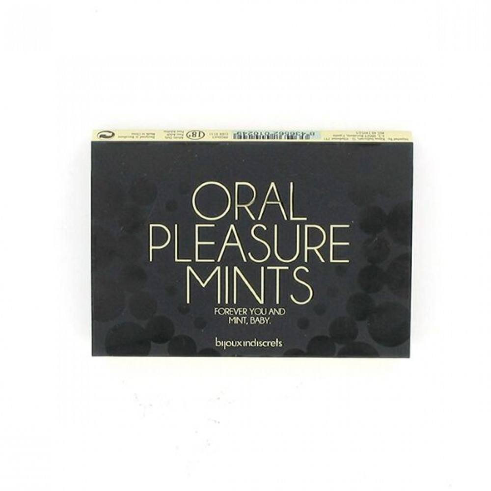 Стимулирующие средства и пролонгаторы - Мятные конфетки для орального секса Bijoux Indiscrets Oral Pleasure Mints – Peppermint 