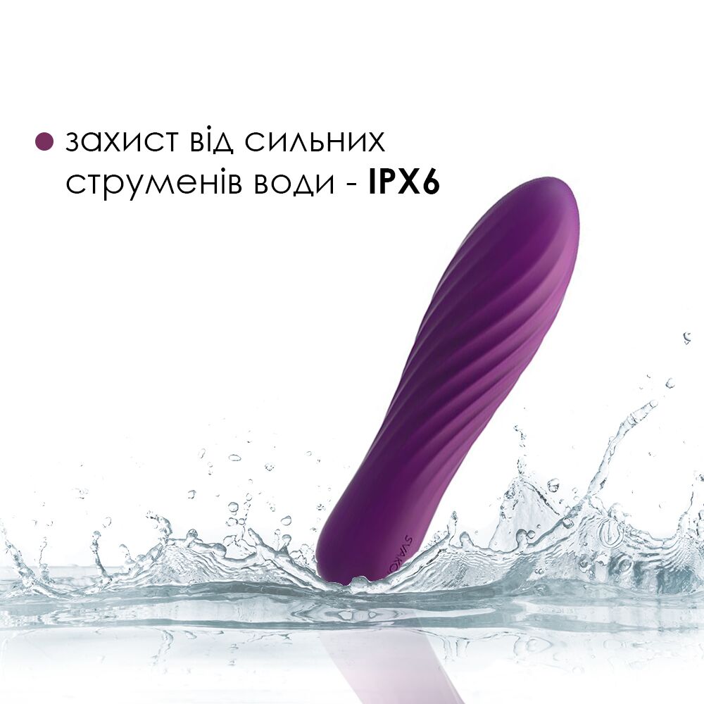 Клиторальный вибратор - Мощный мини-вибратор Svakom Tulip Violet 3