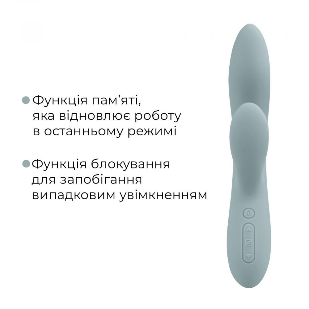 Вибратор-кролик - Смарт вибратор-кролик Svakom Chika, 2 независимых мотора, подогрев до 38 °C 5