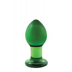 Стеклянная пробка NS Novelties CRYSTAL MEDIUM GREEN