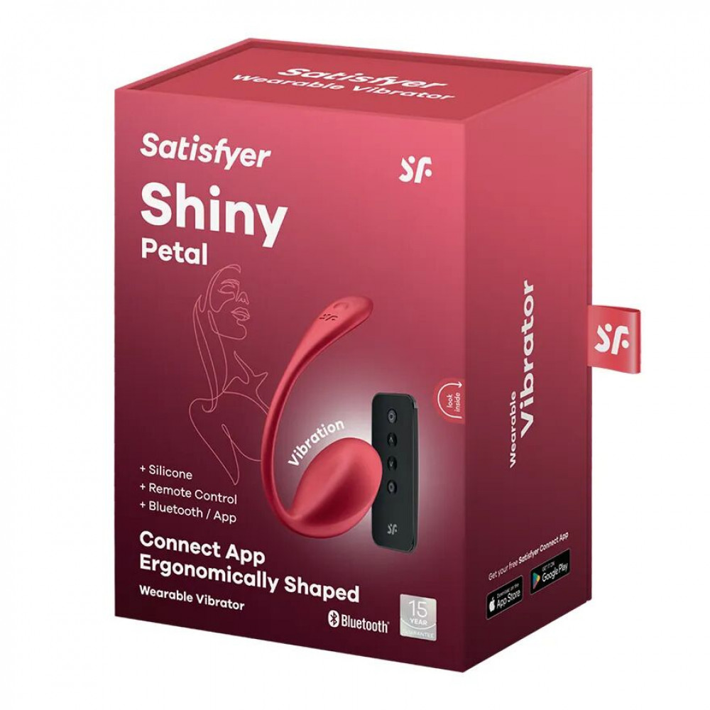 Виброяйцо - Виброяйцо Satisfyer Shiny Petal Connect App 4