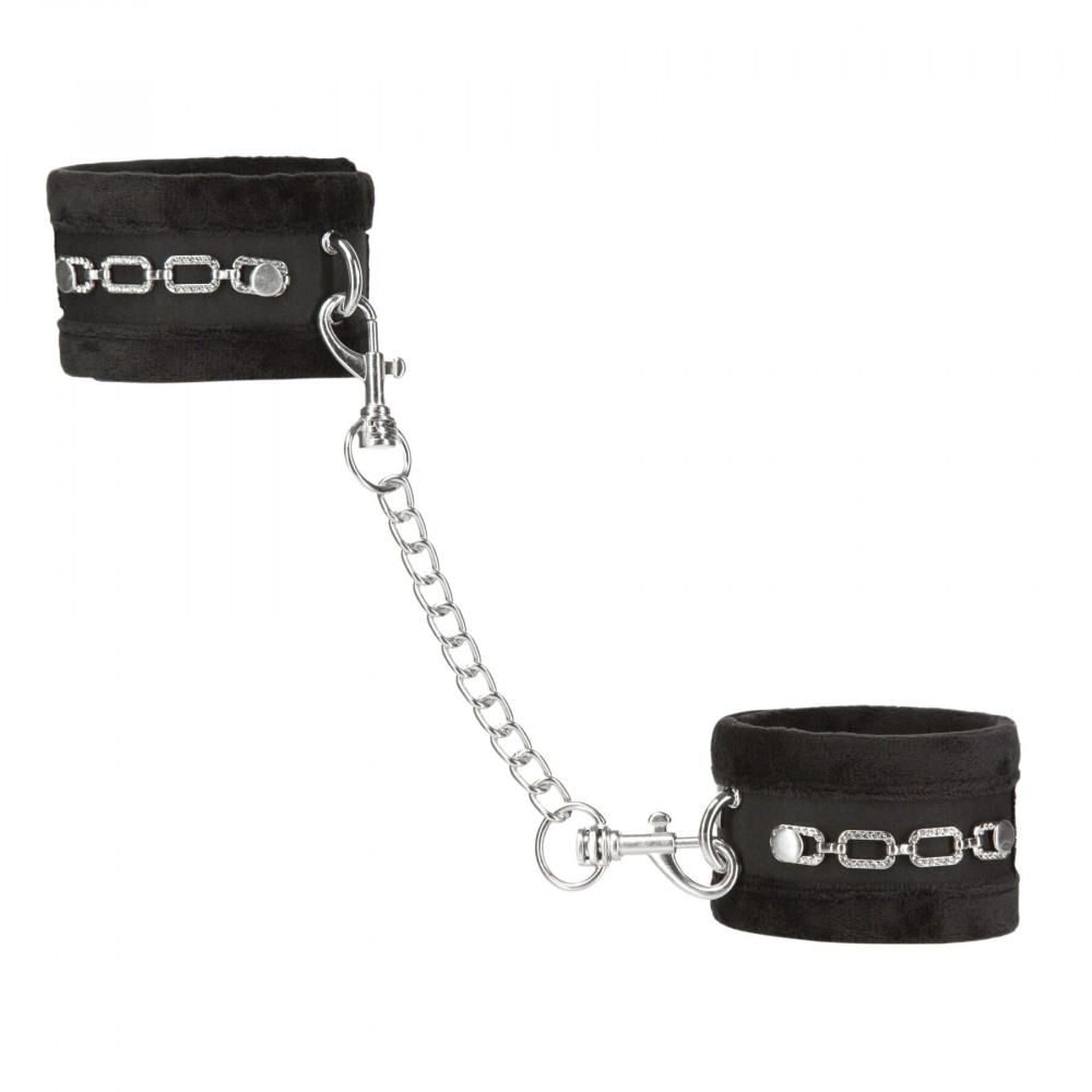 Наручники и ограничения - Наручники Punishment - Crystal Detail Handcuffs – Black