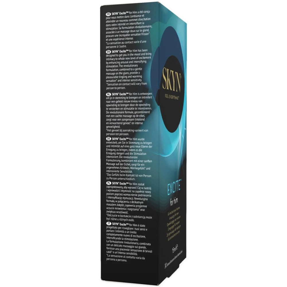 Різне - Розпродаж!!! Стимулювальний гель для пеніса SKYN Excite for him 15 мл (термін 31.08.2026) 1