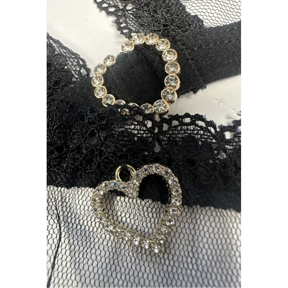 Еротичні комплекти - Комплект Passion BELISSANA SET black XL 9