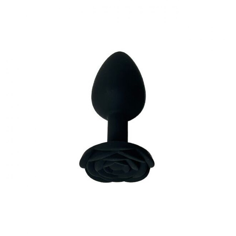 Анальные игрушки - Набор силиконовых анальных пробок BMS Roses Til’ Dawn Silicone Anal Plug Kit Starter Kit Black 4