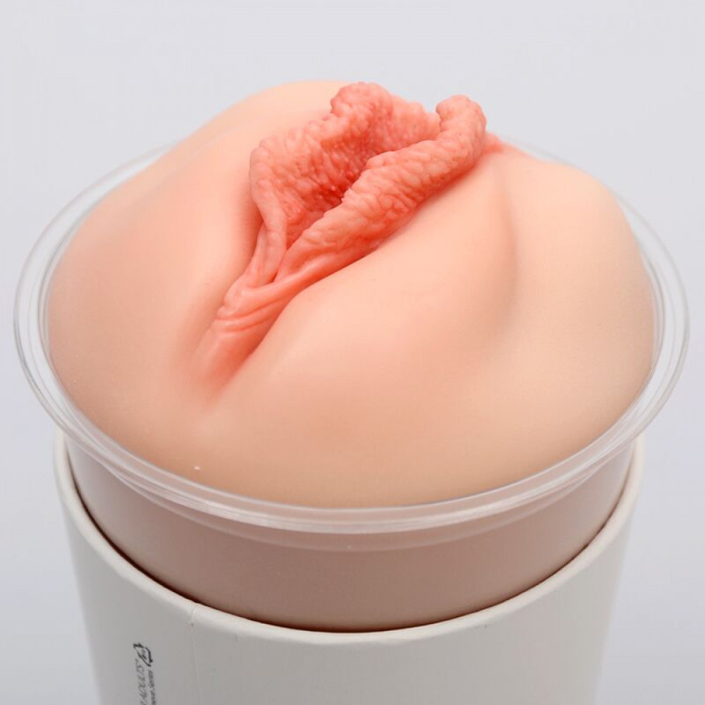 Мастурбатори без вібрації - Мастурбатор-вагіна Naked Factory Cup Sleeve V–3, наскрізний 3