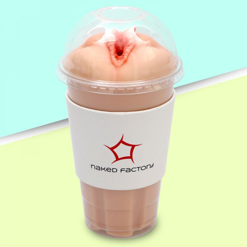 Мастурбатори без вібрації - Мастурбатор-вагіна Naked Factory Cup Sleeve V–3, наскрізний 7