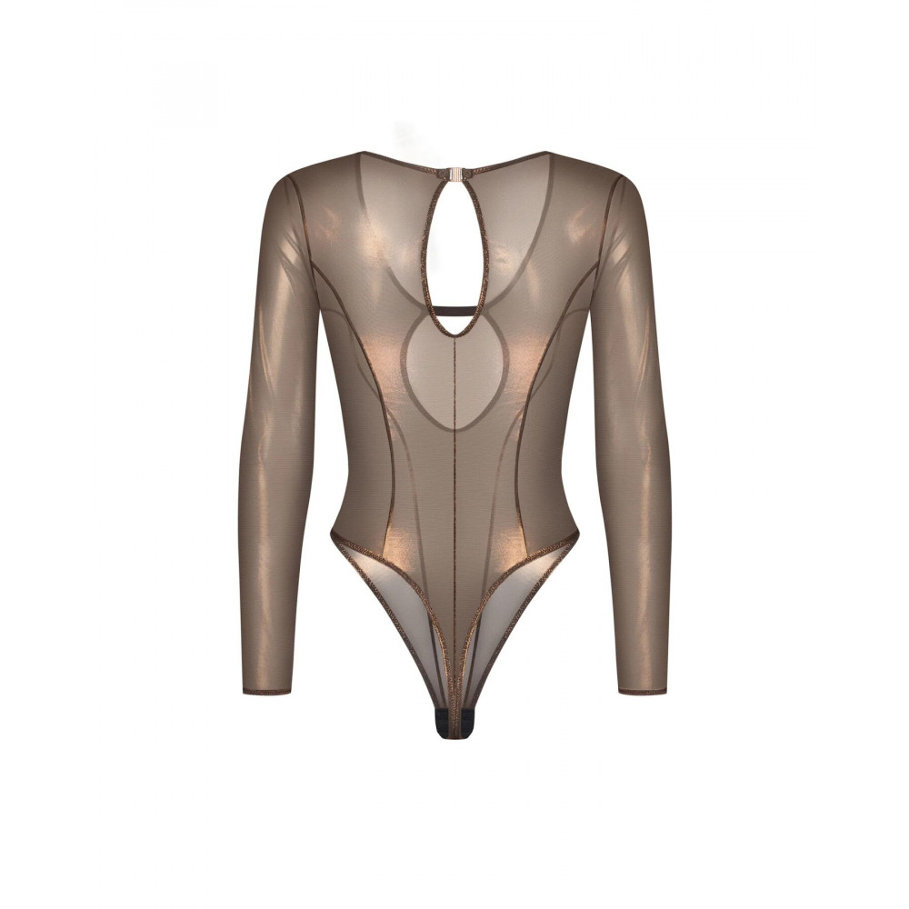 Жіноча еротична білизна - Боді Obsessive Soranna long-sleeved teddy S/M 4