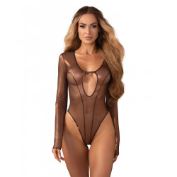 Боді Obsessive Soranna long-sleeved teddy S/M