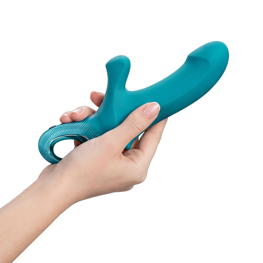 Класичний вібратор - Пульсатор Fun Factory Bi Stronic Curve Aquamarine 6