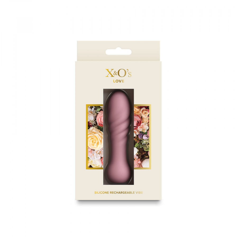 Вибропули и мини-вибраторы - Минивибратор NS Novelties X&O's - Love - Dusty Rose 2