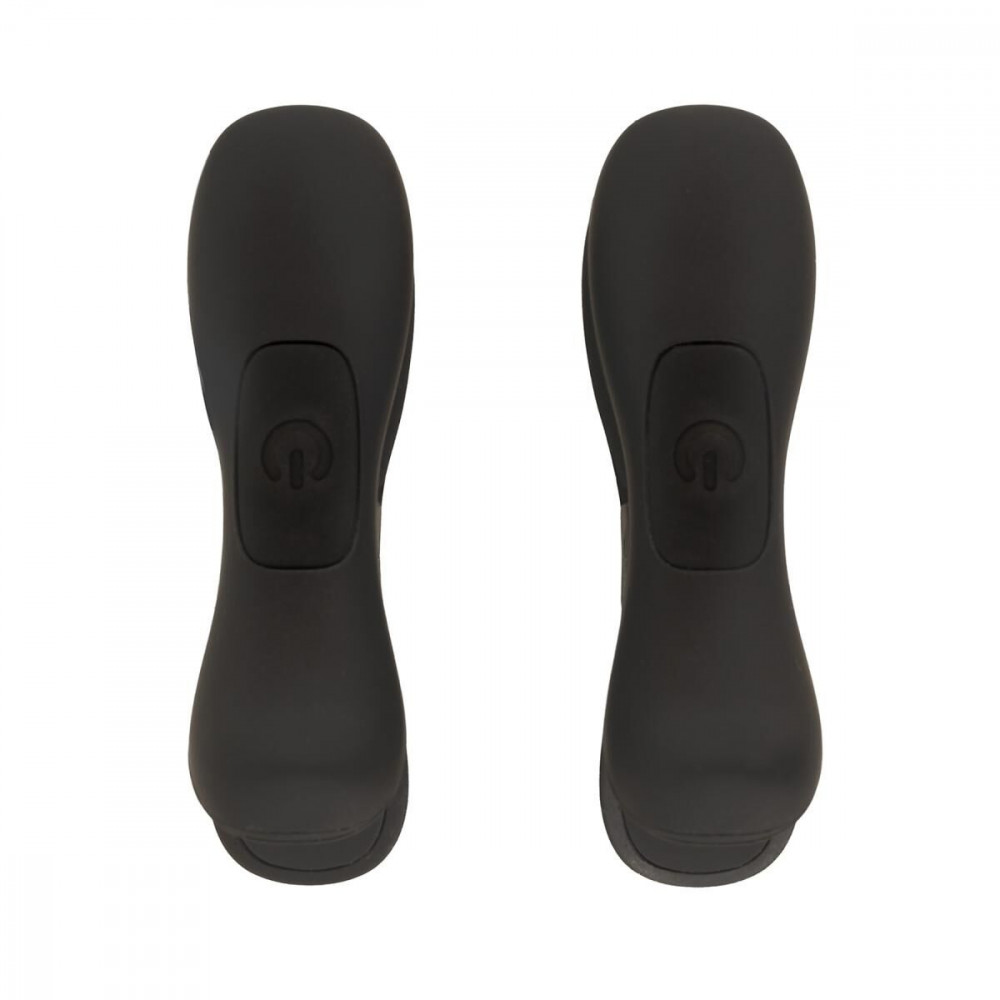  - Затискачі для сосків з вібрацією Bedroom Fantasies Vibrating Nipple Clamps - Black 3