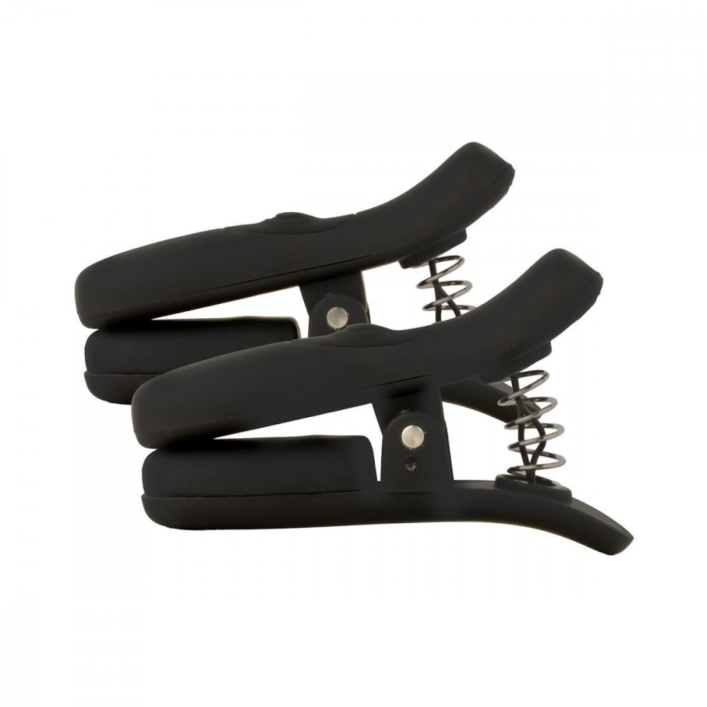  - Затискачі для сосків з вібрацією Bedroom Fantasies Vibrating Nipple Clamps - Black 2