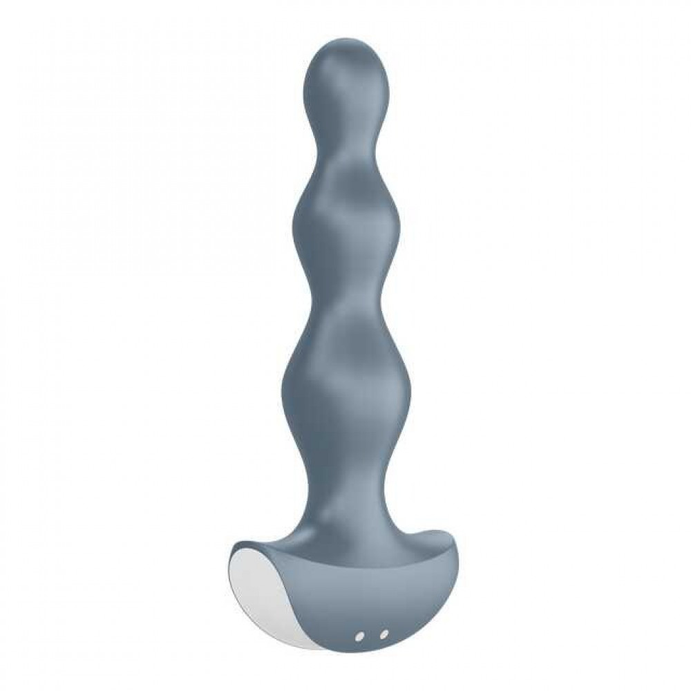Анальные игрушки с вибрацией - Анальная пробка с вибрацией Satisfyer Lolli-Plug 2 серая 1