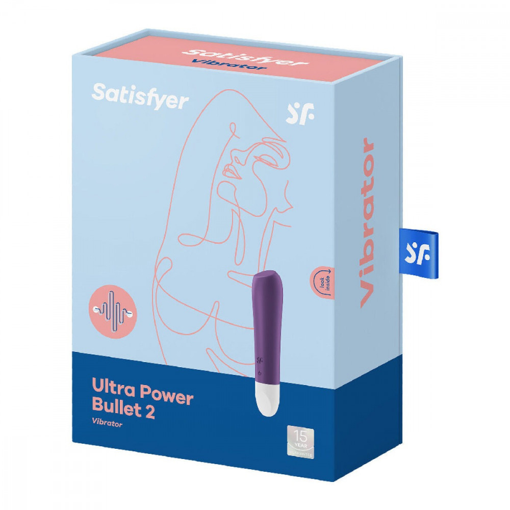 Разное - Вибропуля для целенаправленной стимуляции Satisfyer Ultra Power Bullet 2 фиолетовая 4