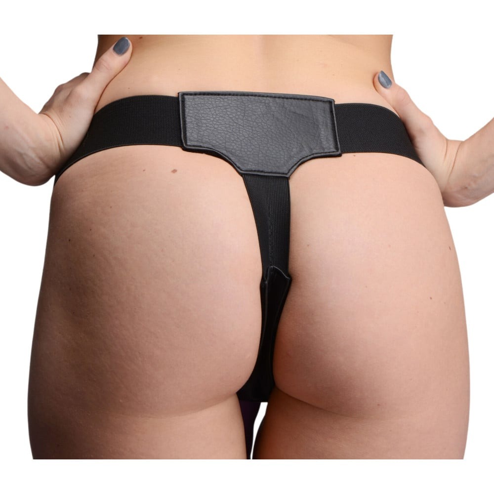 Разное - Трусы для страпона с двумя отверстиями Double Strap-on Skyler, черные, O/S 2