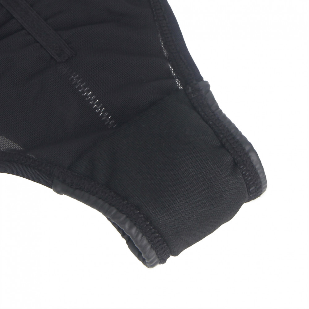 Різне - Труси на блискавці StarNight з екошкіри, чорні, S 7