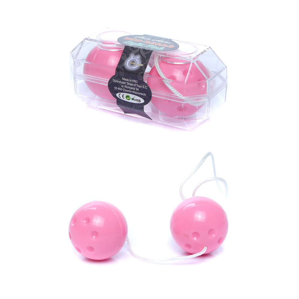 Вагинальные шарики - Вагинальные шарики Duo balls Light Pink, BS6700032