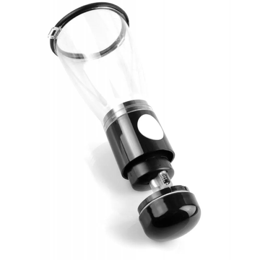 Різне - Вакуумна помпа для грудей Pipedream Fetish Fantasy автоматична, прозоро-чорна 4