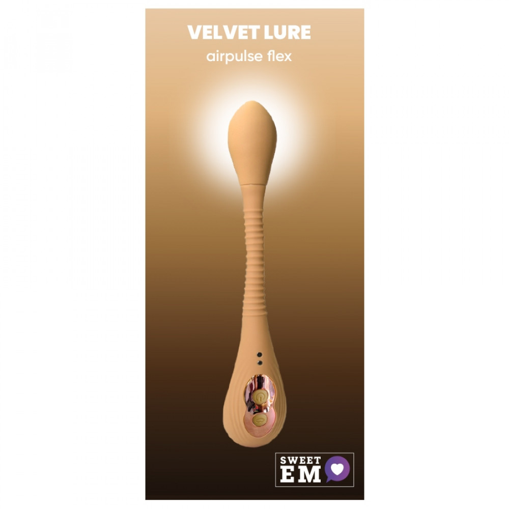 Різне - Вакуумний стимулятор для клітор Sweet Em Velvet Lure коричневий USB