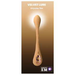 Вакуумний стимулятор для клітор Sweet Em Velvet Lure коричневий USB
