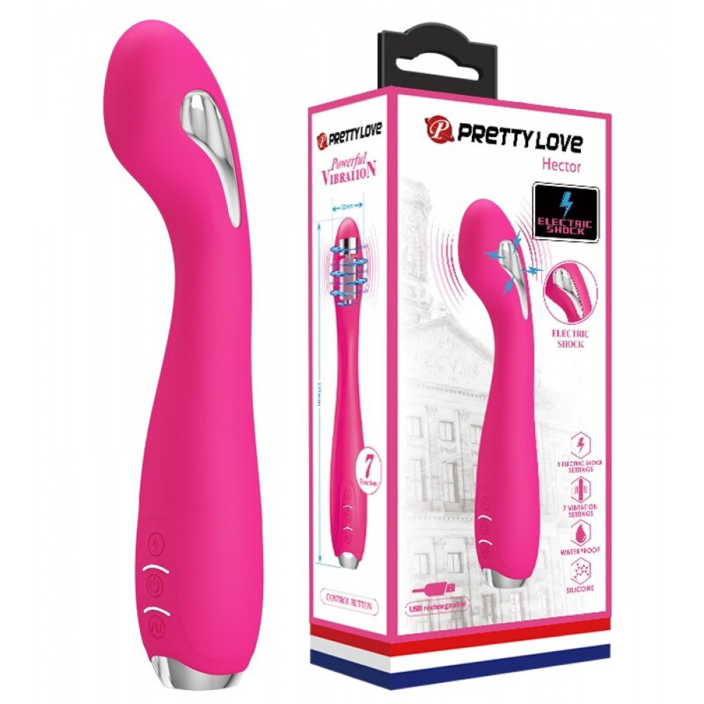 Різне - Вібратор Pretty Love-HECTOR G-SPOT VIBRATOR з електростимуляцією, BI - 014765-1