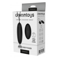 Виброяйцо с беспроводным пультом Dream Тoys Еssentials черное