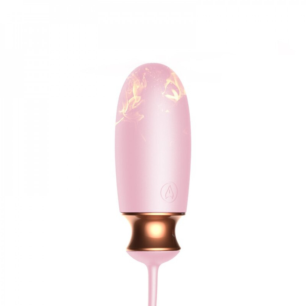 Вибратор - Виброяйцо с подогревом и пультом ДУ - Vibrating Silicone Love EGG USB, BS6300037 5