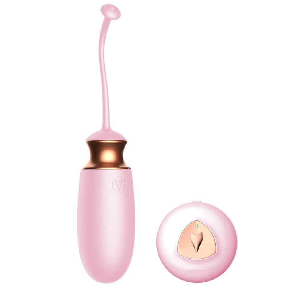 Вибратор - Виброяйцо с подогревом и пультом ДУ - Vibrating Silicone Love EGG USB, BS6300037