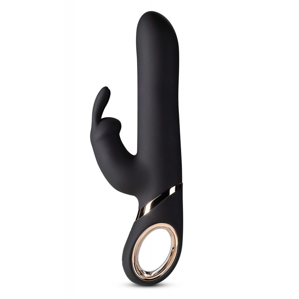 Разное - Вибратор-кролик с вращающимися шариками на валу Blush Lush Victoria, черный 1