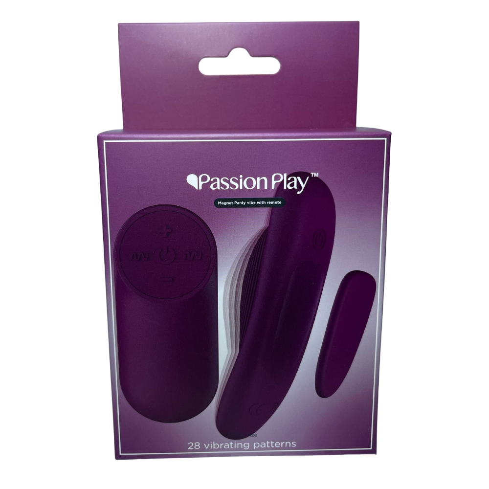Вибропули и мини-вибраторы - Вибратор в трусики с пультом Passion Play, 28 режимов вибрации 8